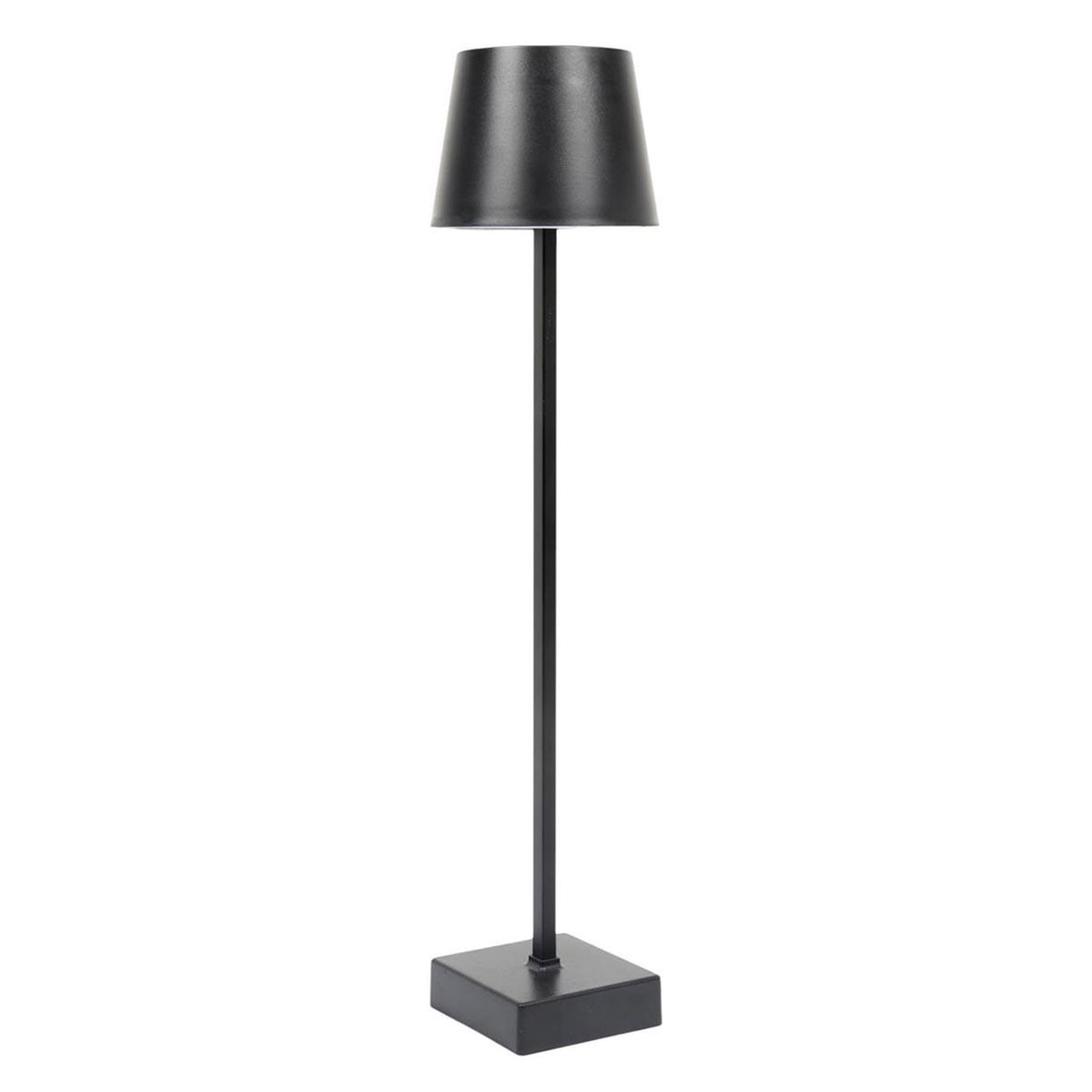 The Home Deco Factory Lampe à poser tactile  rechargeable  45cm noir