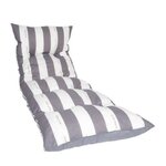 Jardin prive Coussin JARDIN PRIVE Bain de soleil flocons CANCALE 188x56x12 cm gris