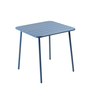 Voir la diapositive 1 : CONCEPT USINE Table carrée 4 places 70x70cm bleu BERGAME