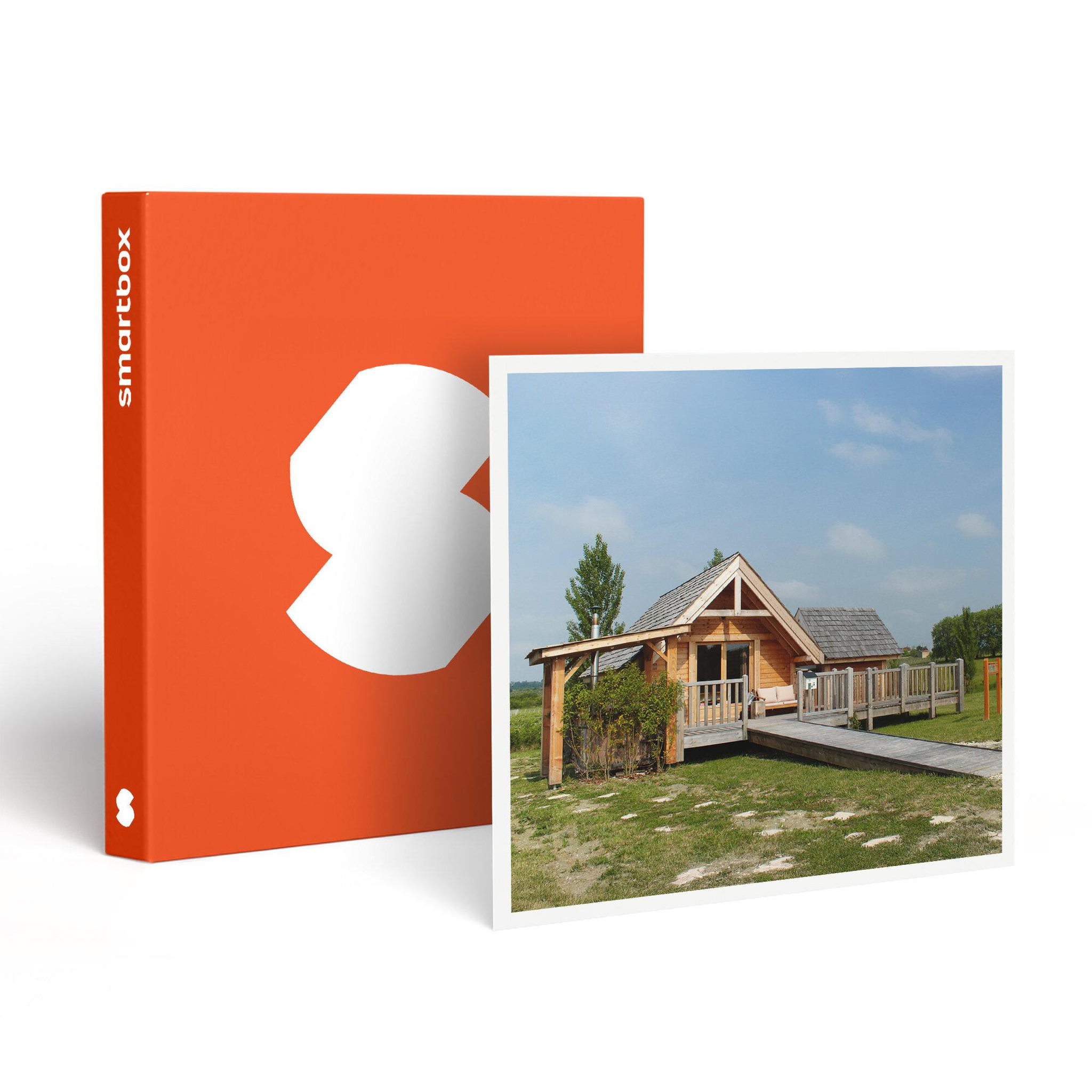 Smartbox 3 jours insolites en cabane avec accès au bain nordique au château près de bordeaux - coffret cadeau séjour
