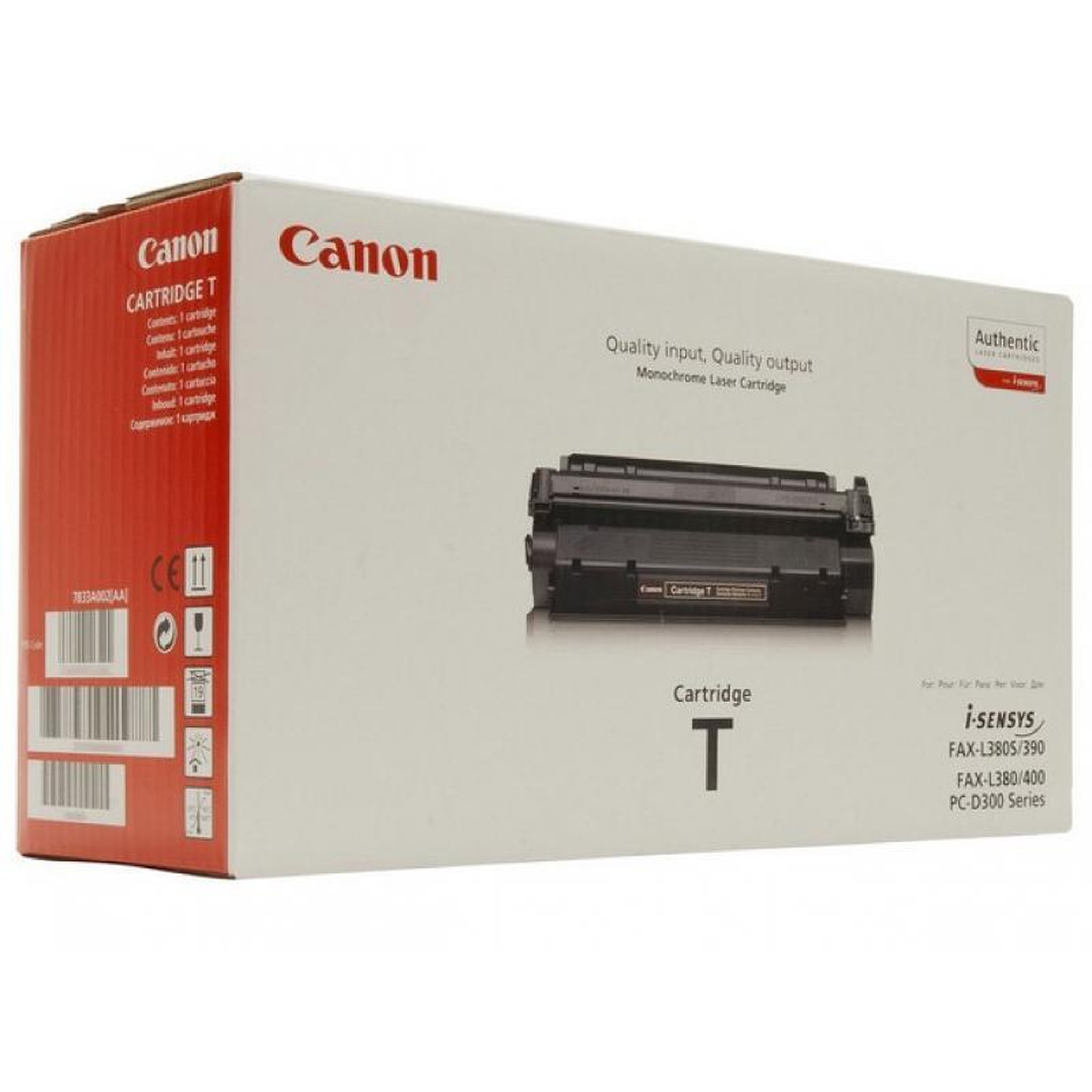 Voir la diapositive 2 : Canon Canon Cartridge T (7833A002)