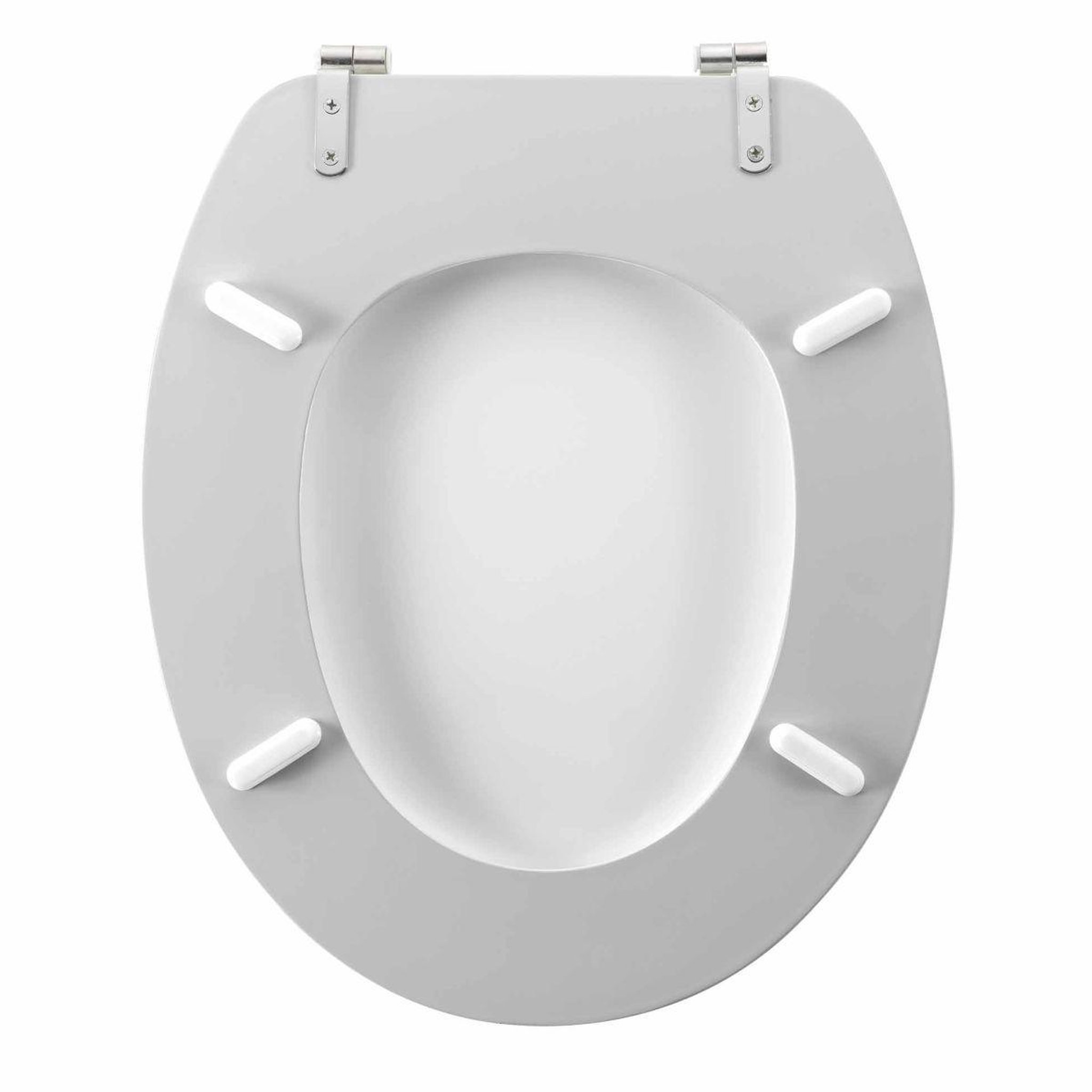 Voir la diapositive 3 : Douceur d'Intérieur Abattant wc imprimé  effet marbre  46cm blanc