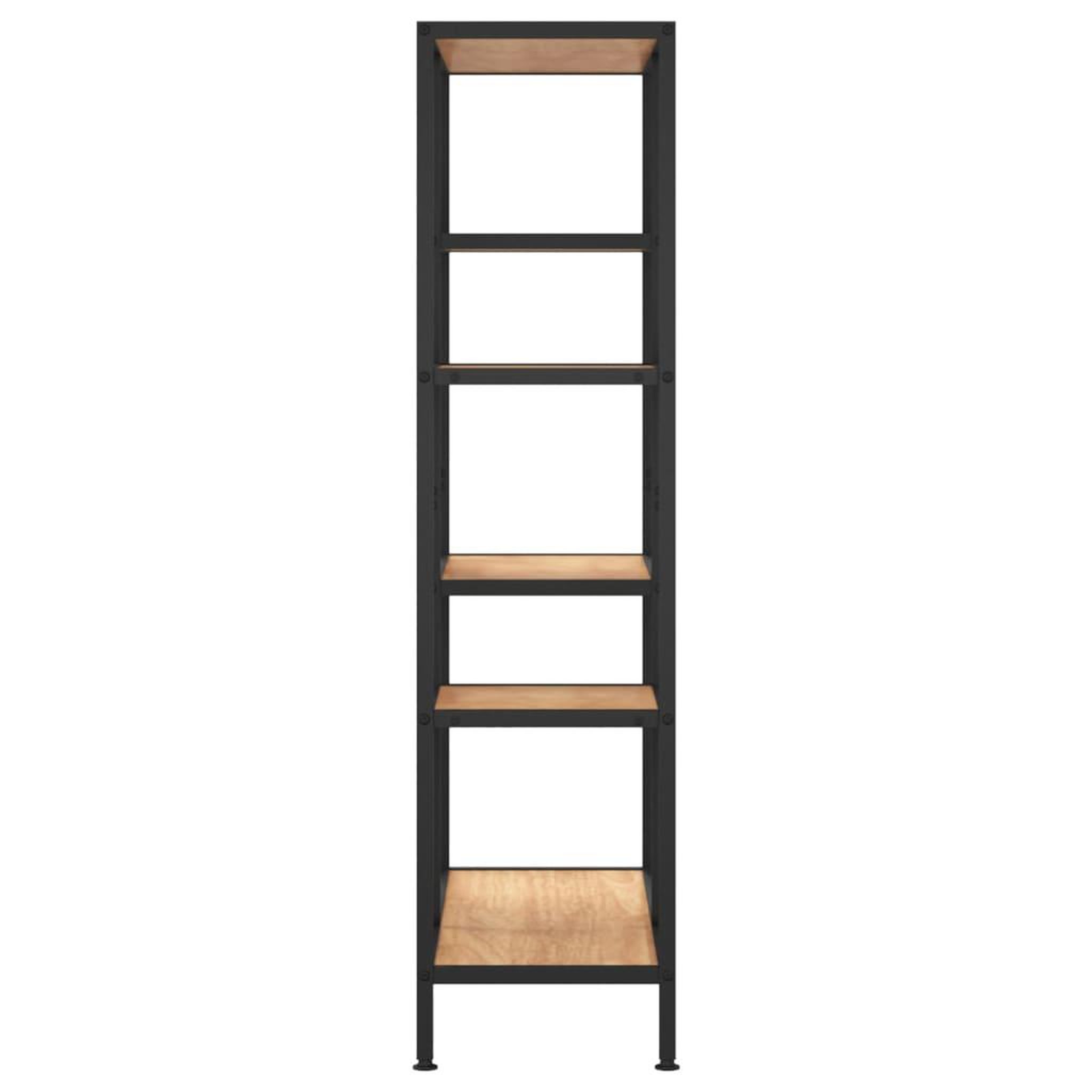 Voir la diapositive 4 : VIDAXL Etagere a livres 80x30x120 cm Acier et bois d'ingenierie