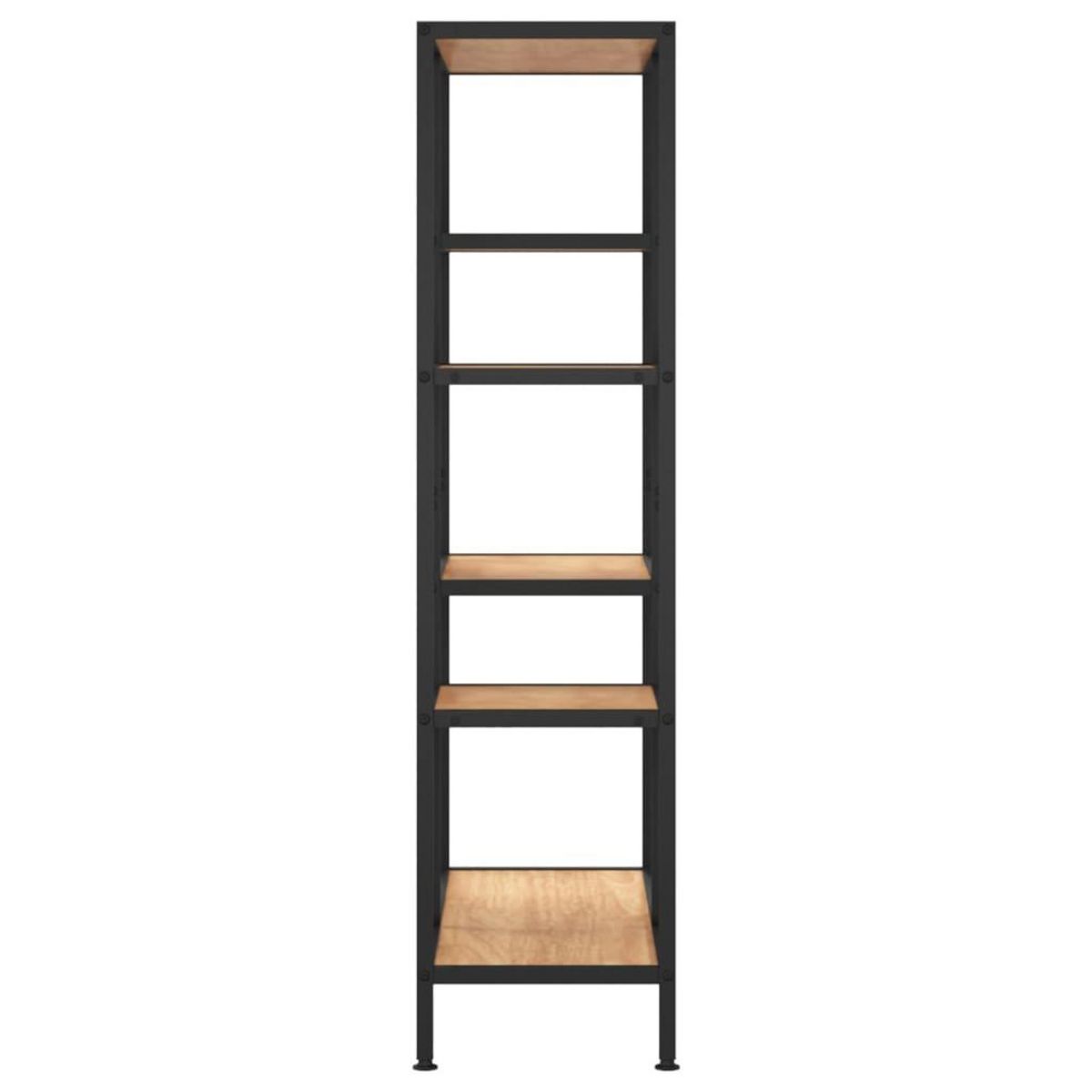 VIDAXL Etagere a livres 80x30x120 cm Acier et bois d'ingenierie