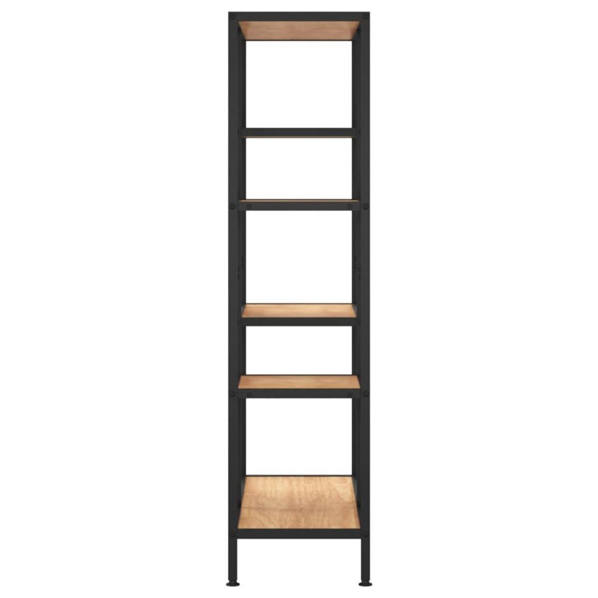 VIDAXL Etagere a livres 80x30x120 cm Acier et bois d'ingenierie