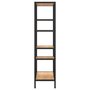 Voir la diapositive 4 : VIDAXL Etagere a livres 80x30x120 cm Acier et bois d'ingenierie