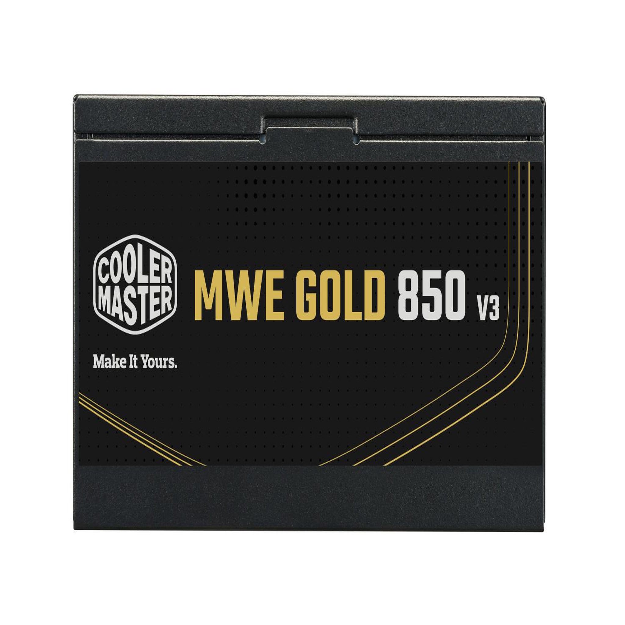 Voir la diapositive 3 : Cooler Master Cooler master mwe gold 850 v3 unité d'alimentation d'énergie 850 w 24-pin atx atx noir