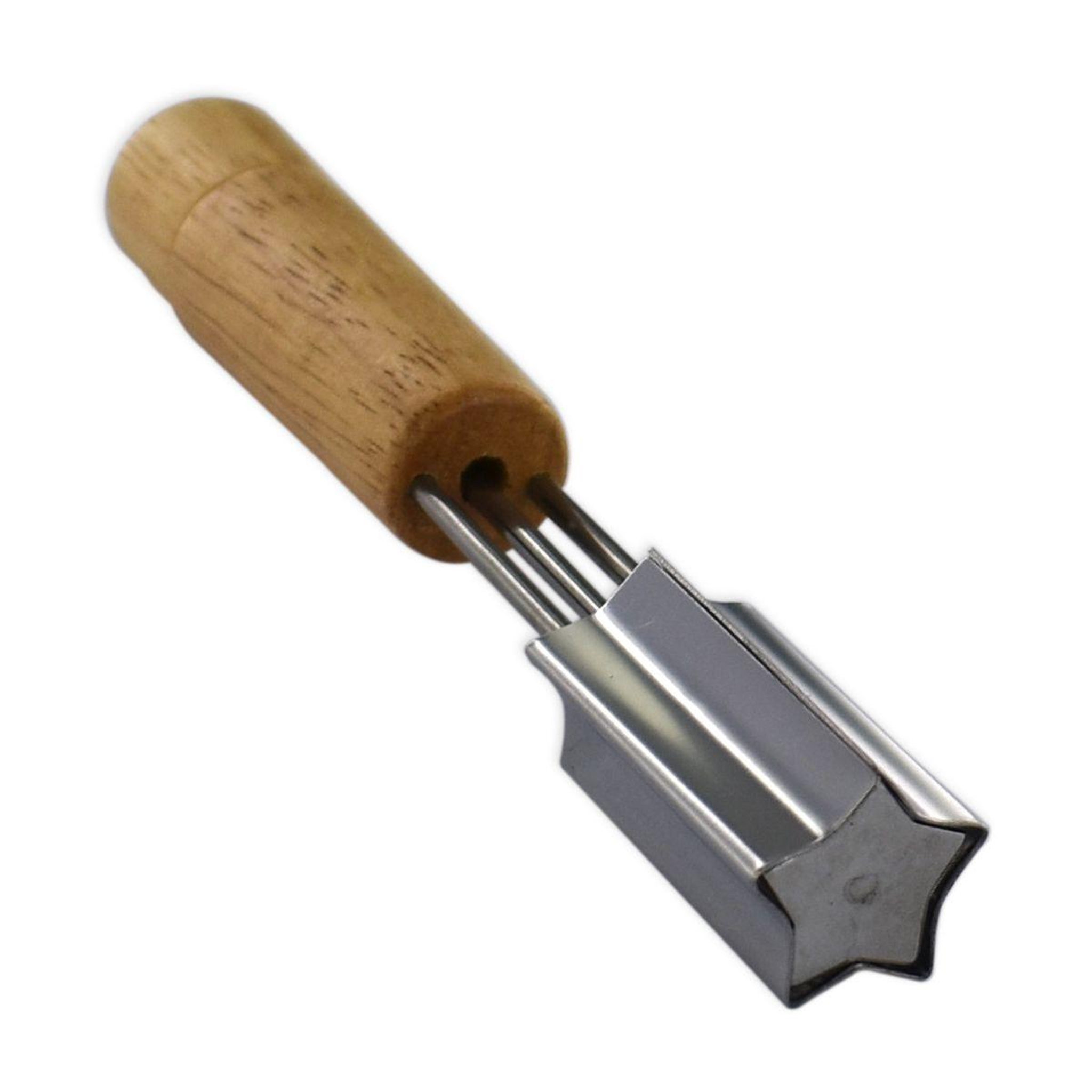 Voir la diapositive 3 : Fackelmann Coupe légumes coupe fromage petit cœur ou étoile 16 cm fackelmann nature