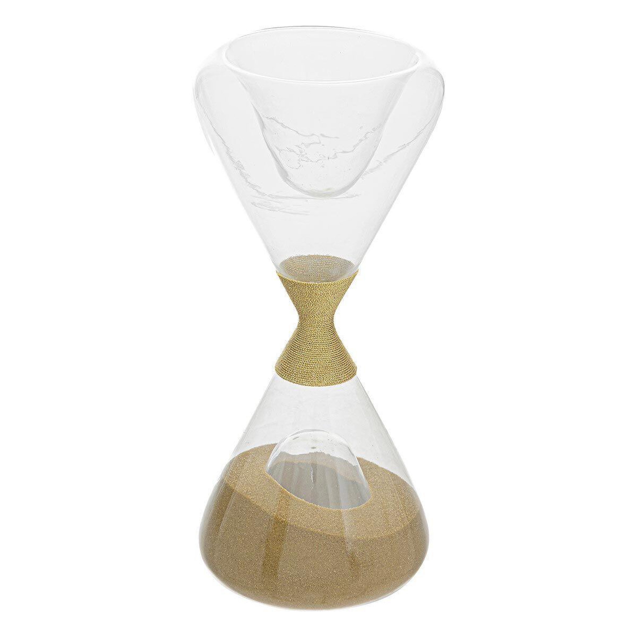 ATMOSPHERA Sablier design  le collectionneur  19cm transparent