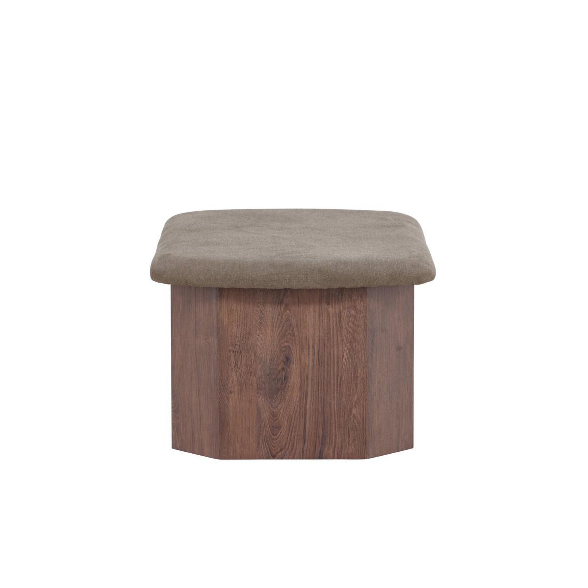 Voir la diapositive 3 : Paris Prix Pouf design  todd  88cm marron