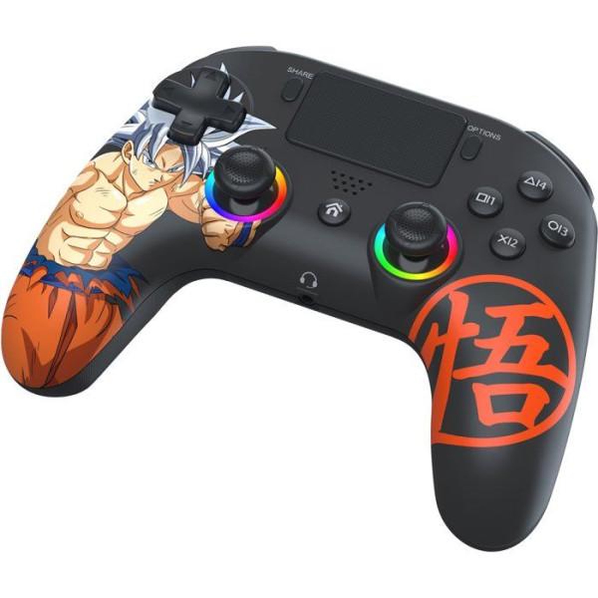 Voir la diapositive 3 : Subsonic Manette sans fil - PS5 / PC - Dragon Ball Goku Ultra Instinct - Bluetooth - Noir - SUBSONIC