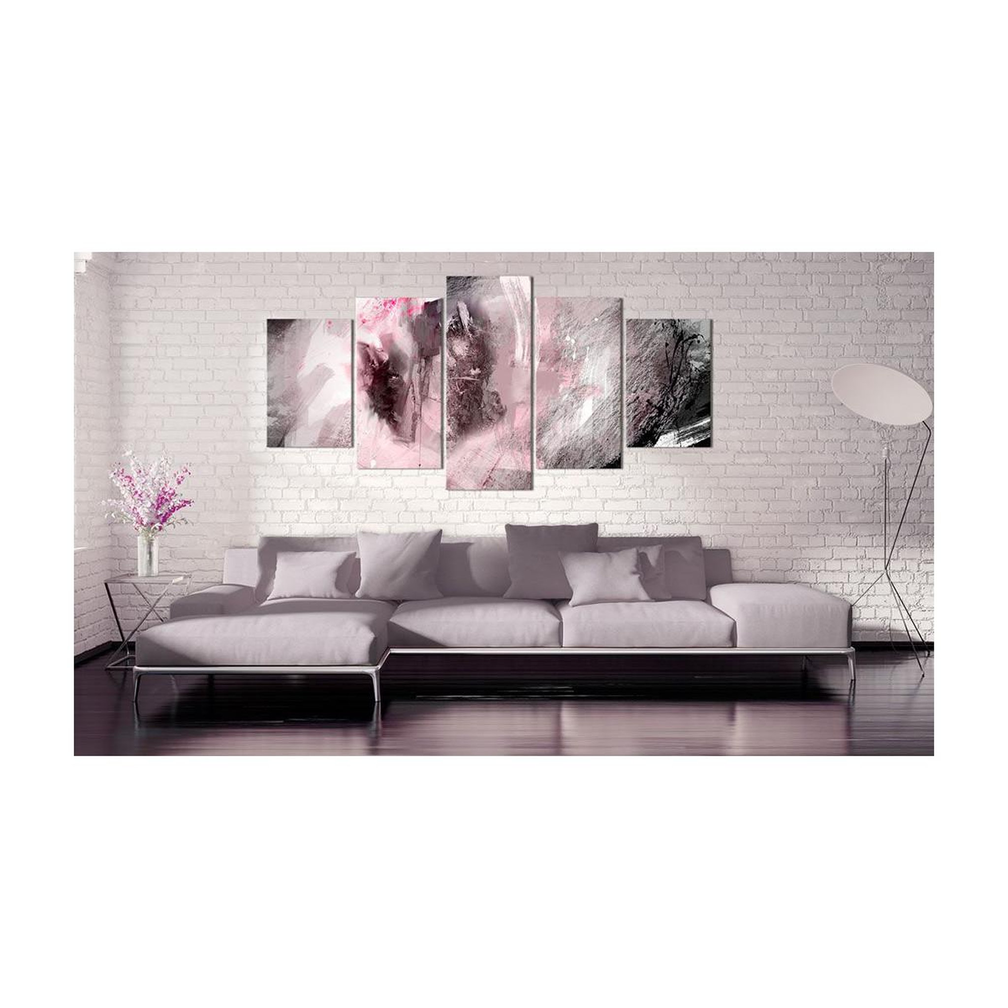 Voir la diapositive 2 : Paris Prix Tableau Imprimé  Pink Depth