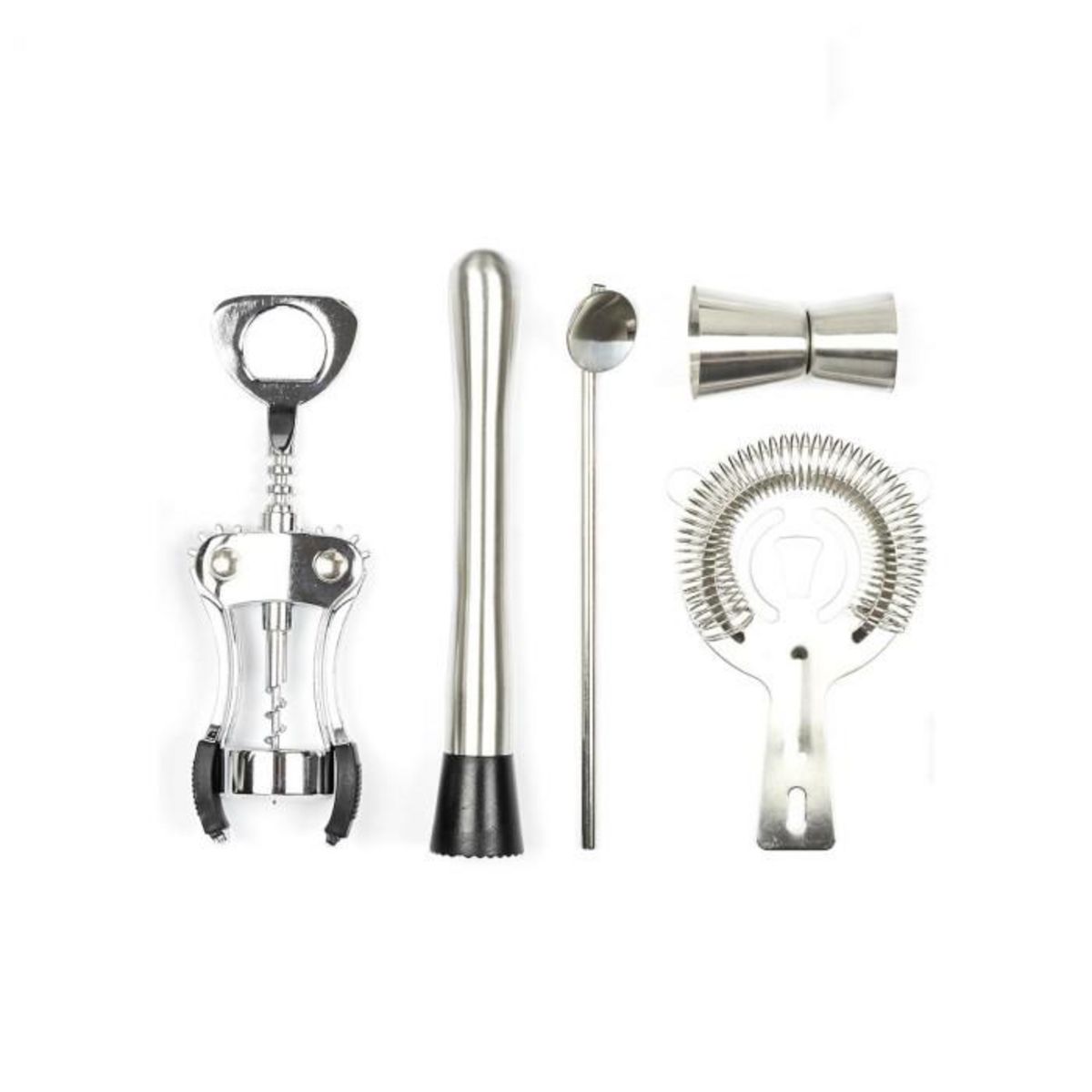 Paris Prix Set à Cocktail  16 Accessoires  19cm Argent