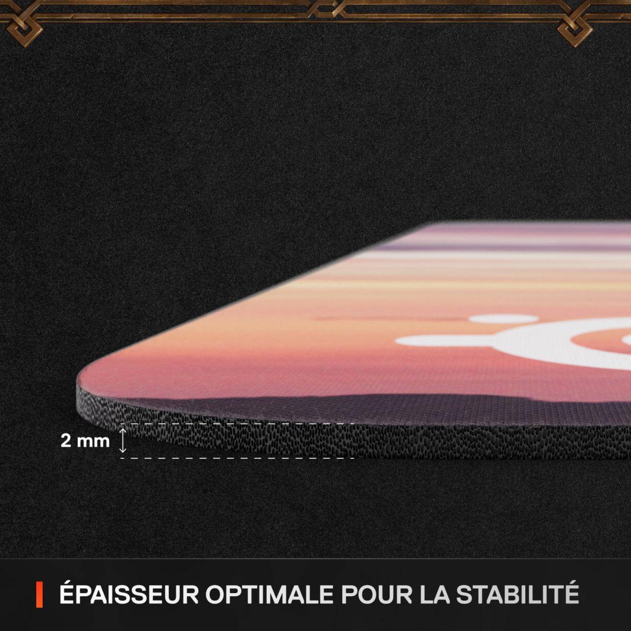 Voir la diapositive 5 : STEEL SERIES Tapis de souris qck xxl wow edition