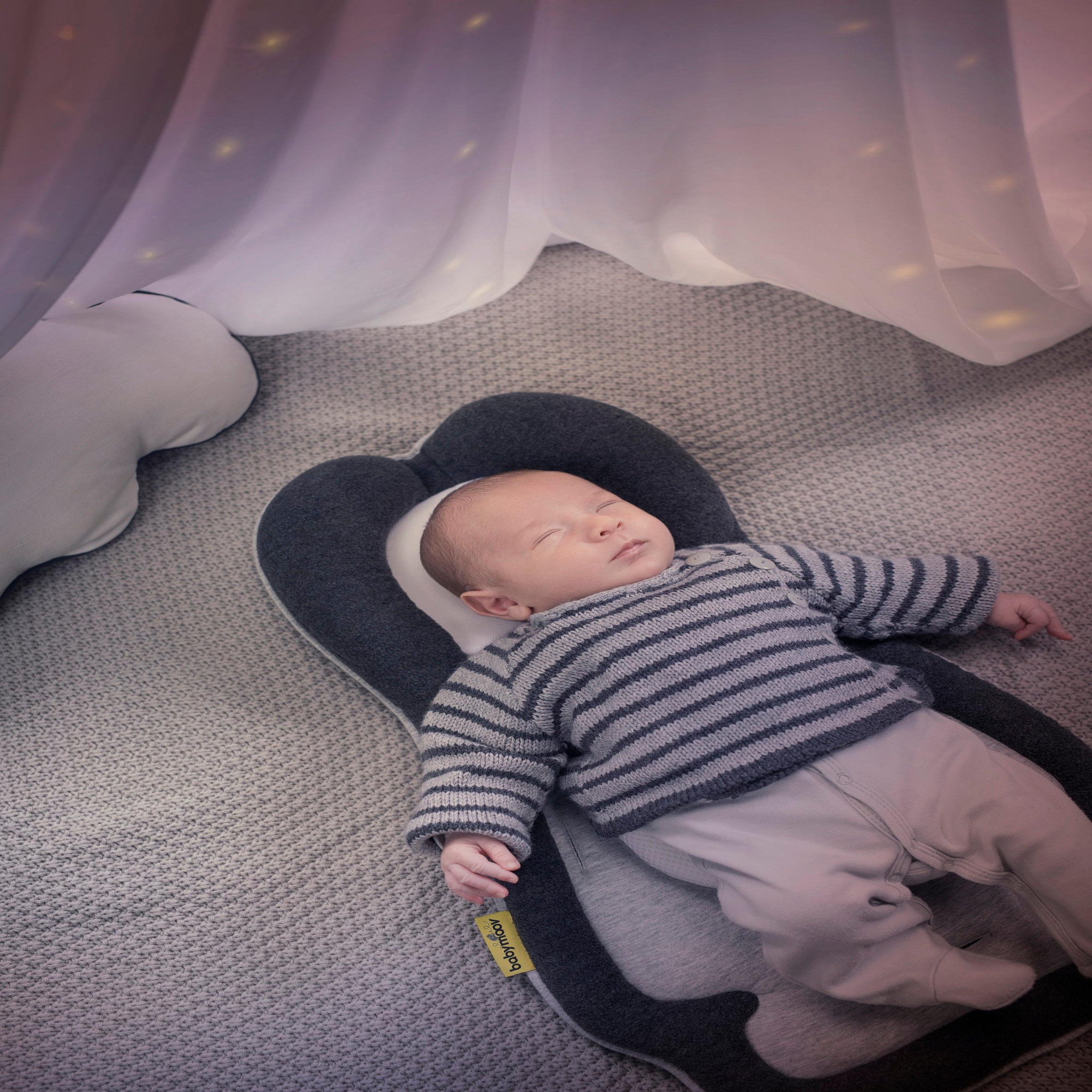 Voir la diapositive 5 : BABYMOOV Coussin réducteur Cosymorpho - Gris
