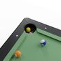 Voir la diapositive 6 : SOKKER Billard Américain convertible table 6 places KITBILL 6Ft - 206,5 x 116,5 x 80 cm Plateau dînatoire et accessoires inclus - Noir