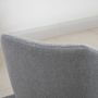 Voir la diapositive 6 : HOMCOM Chaises de visiteur design scandinave - lot de 2 chaises - pieds effilés bois hêtre - assise dossier accoudoirs ergonomiques lin gris