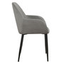 Voir la diapositive 3 : The Home Deco Factory 2 Fauteuils de table design velours Giulia