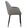 Voir la diapositive 3 : The Home Deco Factory 2 Fauteuils de table design velours Giulia