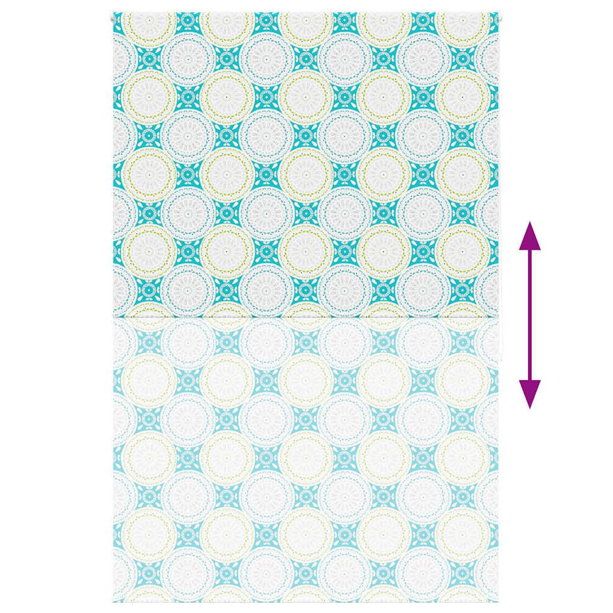 Voir la diapositive 5 : VIDAXL Store enrouleur de douche 150x240 cm largeur du tissu 146 cm