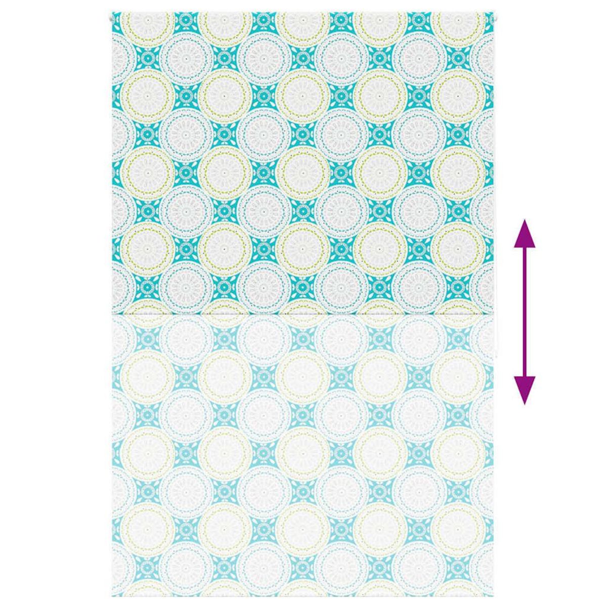 VIDAXL Store enrouleur de douche 150x240 cm largeur du tissu 146 cm