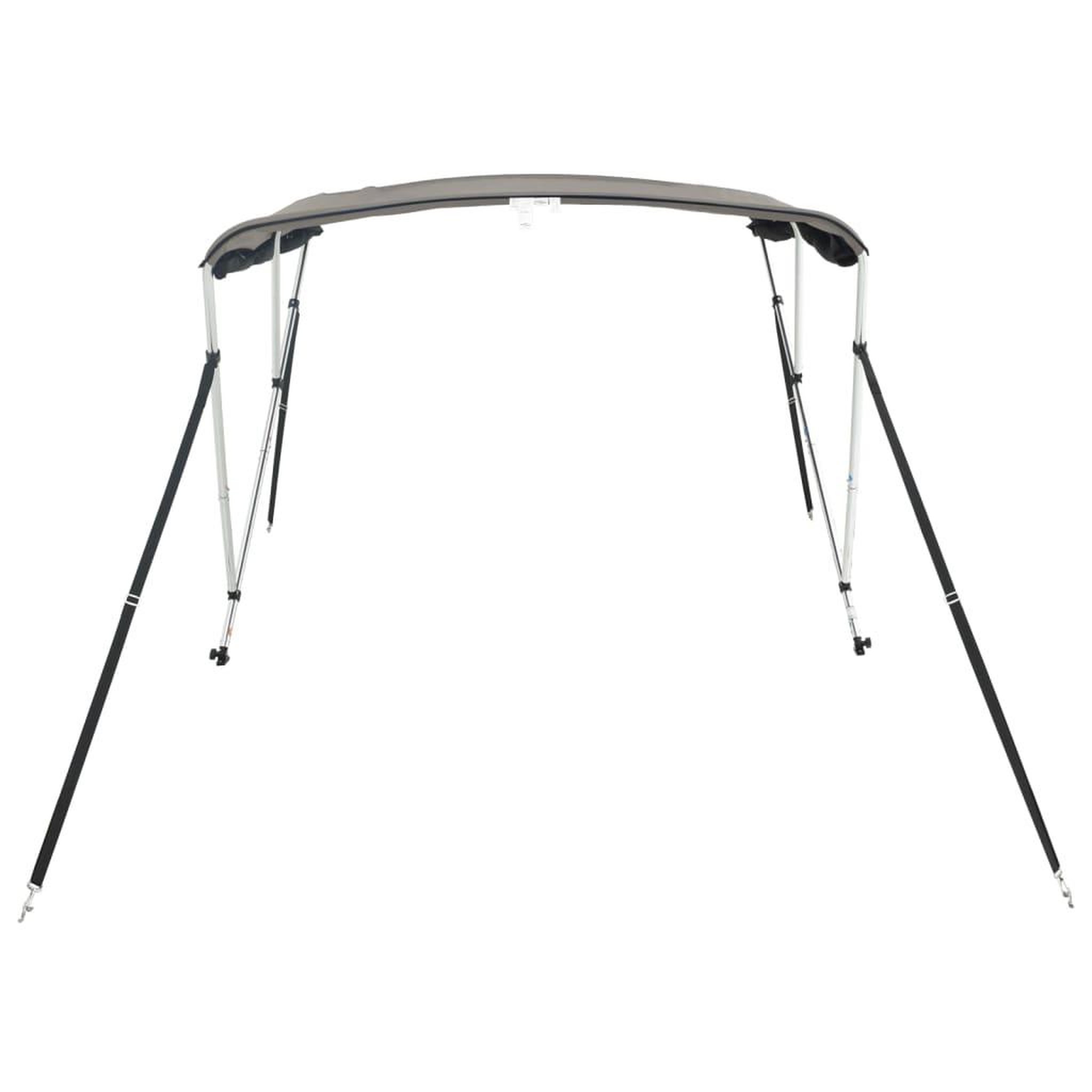 Voir la diapositive 5 : VIDAXL Toit bimini a 3 arceaux parois en maille 183x(170-182)x137 cm