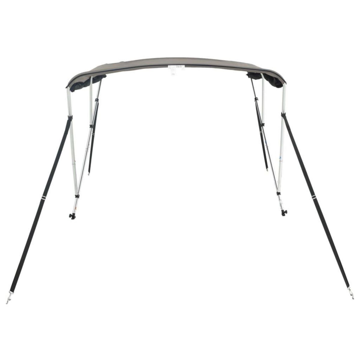 VIDAXL Toit bimini a 3 arceaux parois en maille 183x(170-182)x137 cm