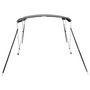 Voir la diapositive 5 : VIDAXL Toit bimini a 3 arceaux parois en maille 183x(170-182)x137 cm