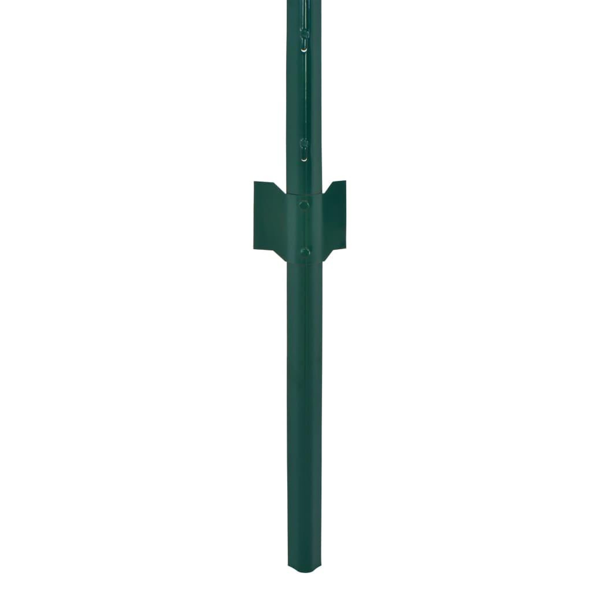 Voir la diapositive 4 : VIDAXL Cloture en grillage metallique avec poteaux Acier 25x0,5 m Vert