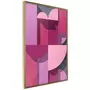 Paris Prix Affiche Murale Encadrée  Pink Geometry 