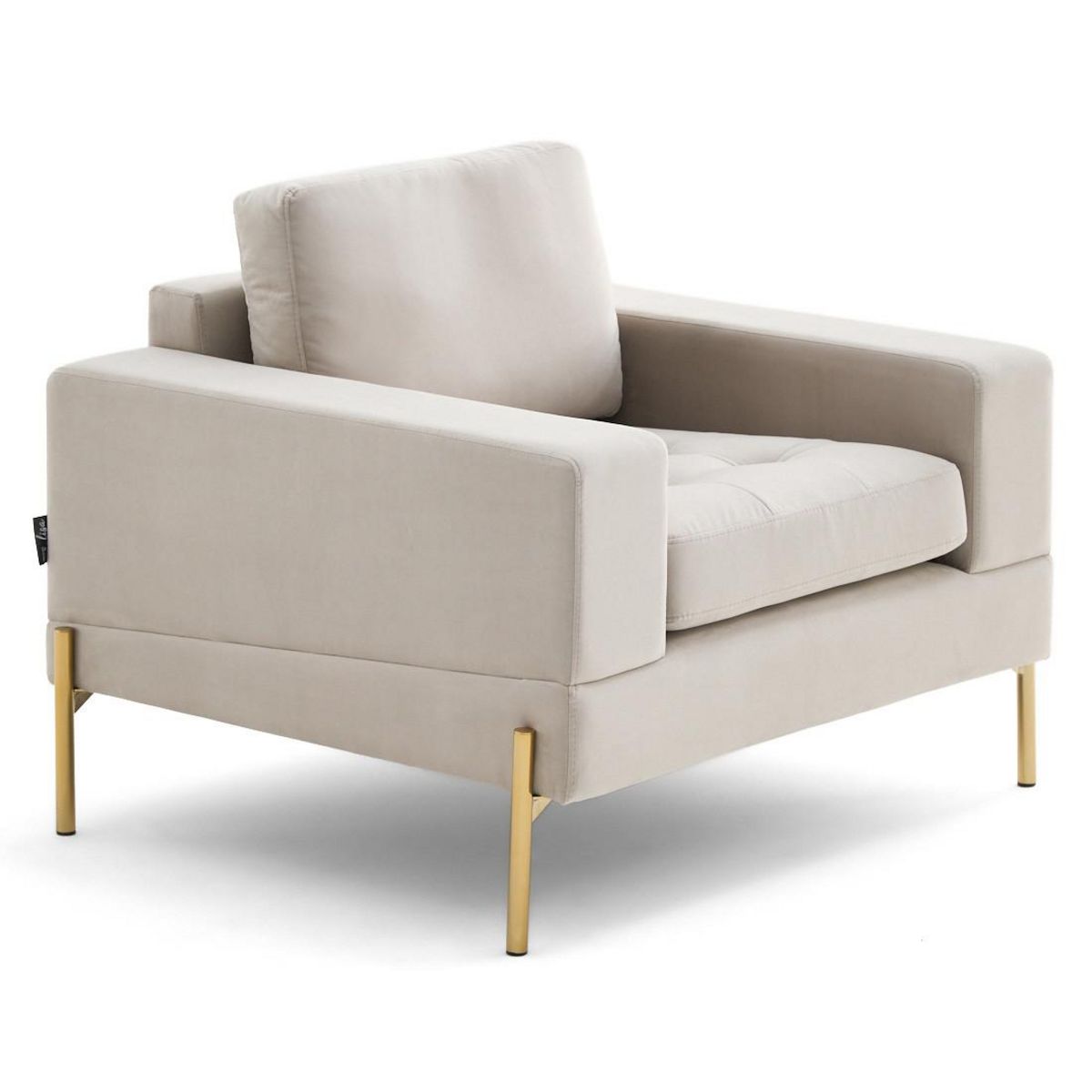 LISA DESIGN Isaure - fauteuil en velours