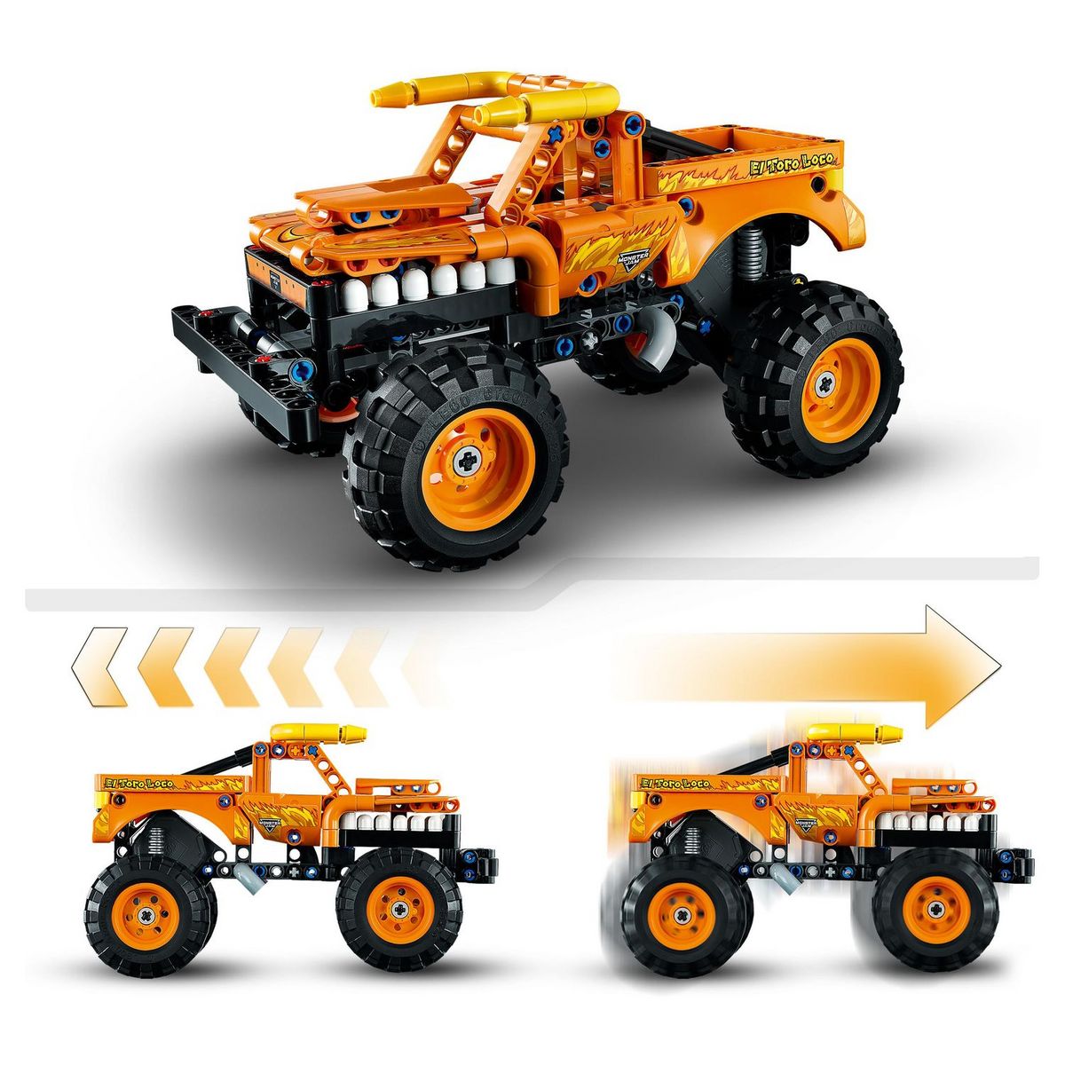 LEGO Technic 42135 Monster Jam El Toro Loco Voiture Jouet pour Enfants dès 7 Ans