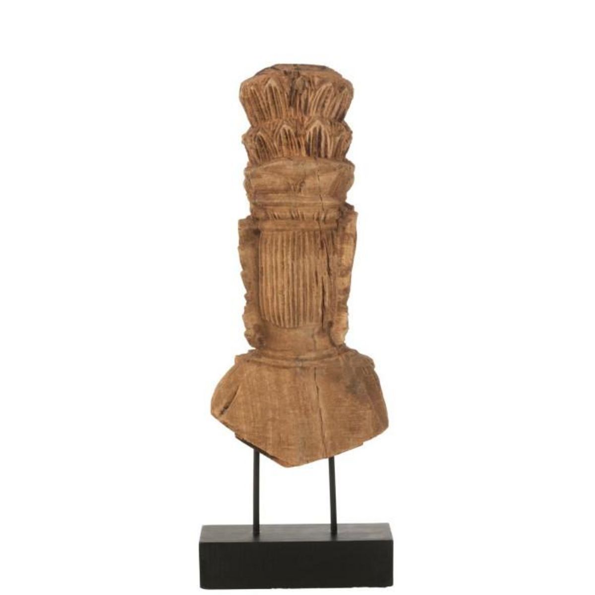 Paris Prix Statue Déco Buste sur Socle  Lady  68cm Naturel