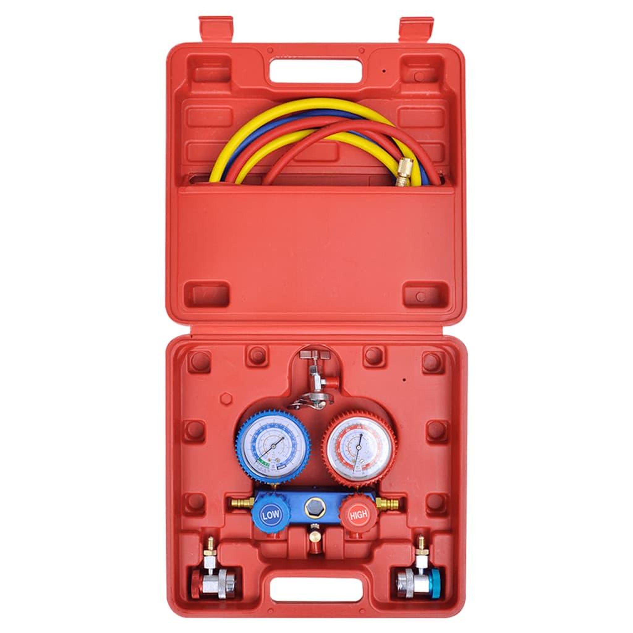 Voir la diapositive 5 : VIDAXL Set manifold 2 voies avec mallette