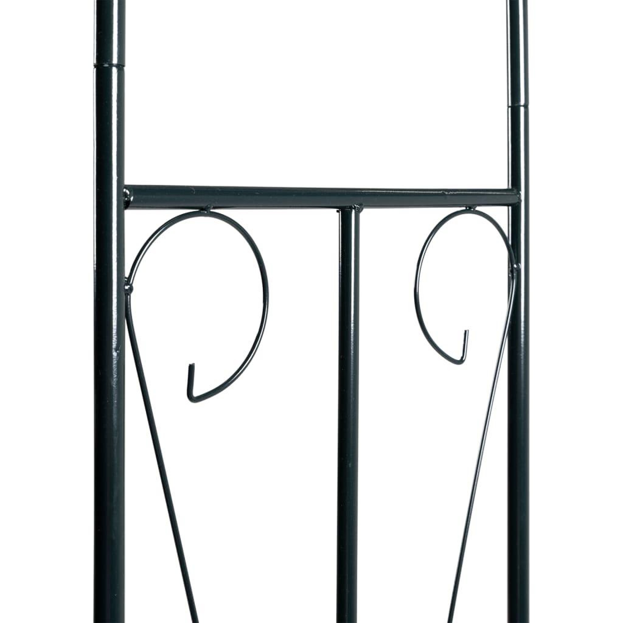 Voir la diapositive 5 : VIDAXL Voute de jardin vert fonce 142x37x275 cm fer