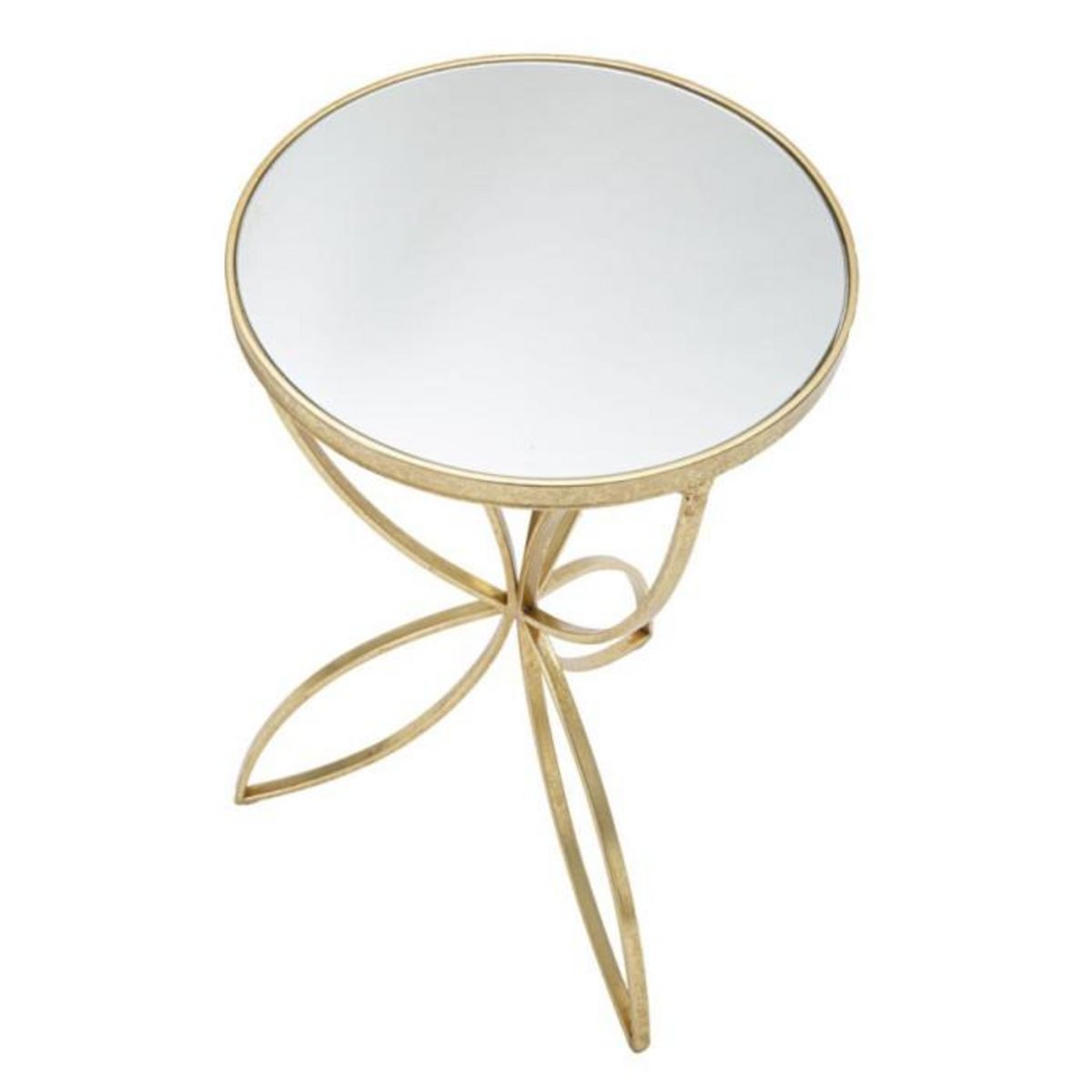 Paris Prix Table d'Appoint Design  Butterfly  60cm Or