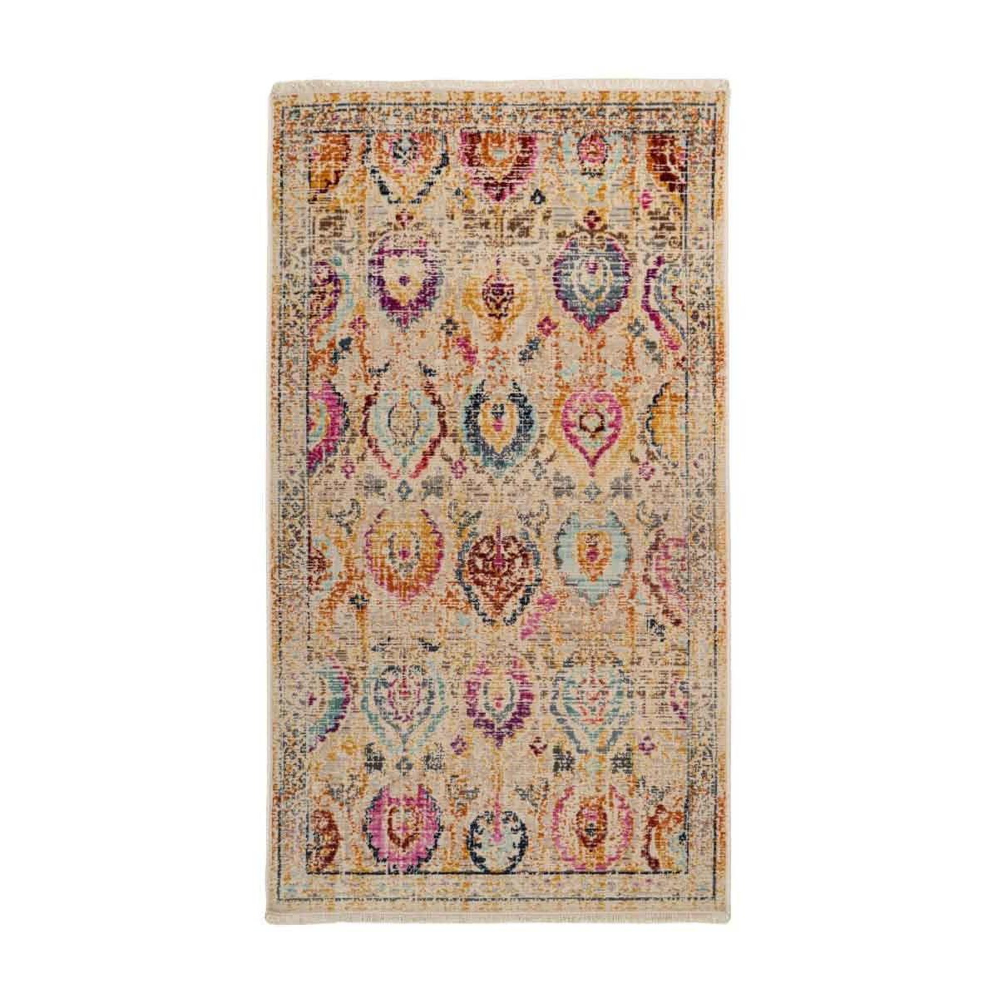 Voir la diapositive 1 : Paris Prix Tapis Tissé à Poils Plats Ethnique  Charu  Multicolore
