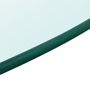 Voir la diapositive 3 : VIDAXL Dessus de table ronde en verre trempe 700 mm