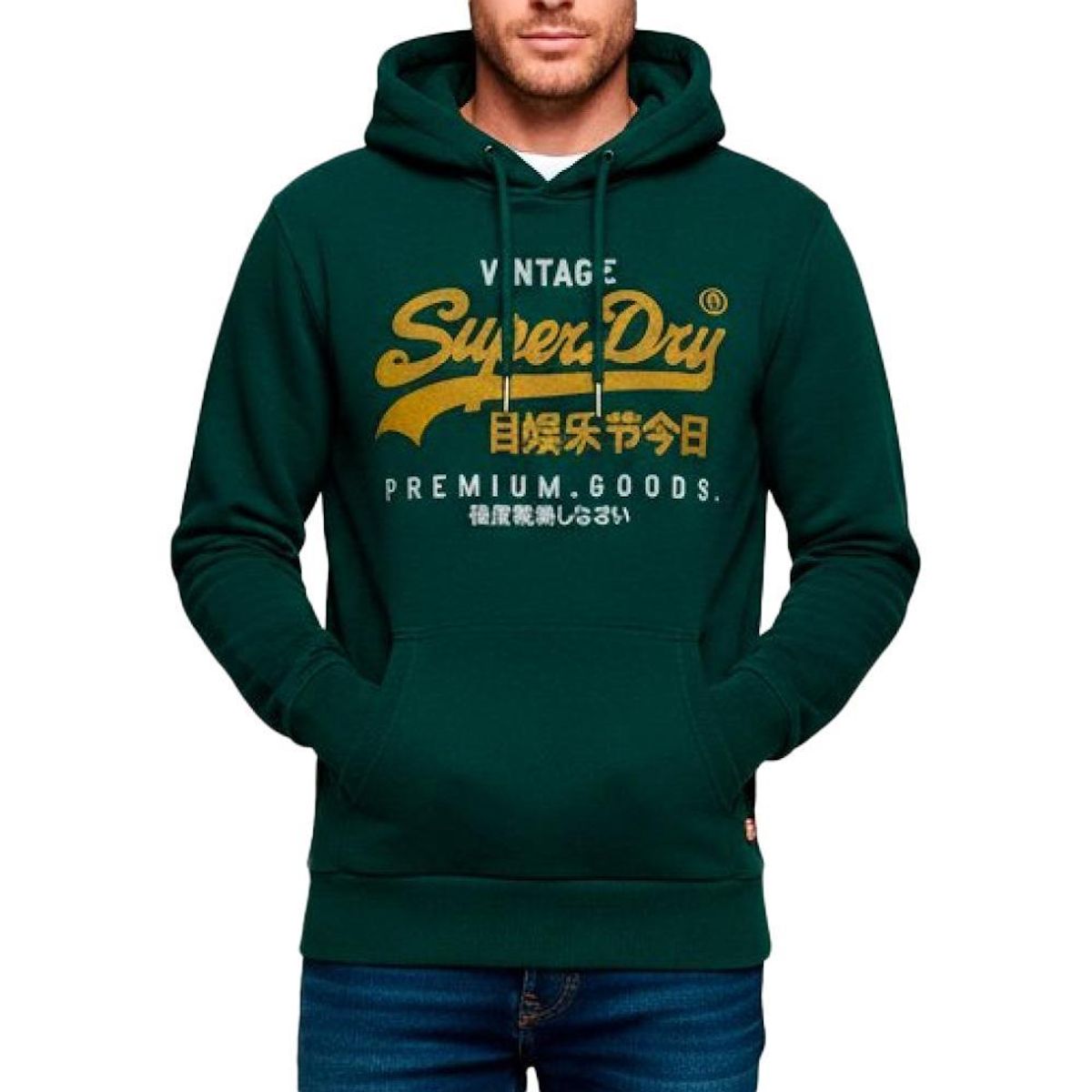 SUPERDRY Sweat à Capuche  Foncé Homme Superdry Duo Classic