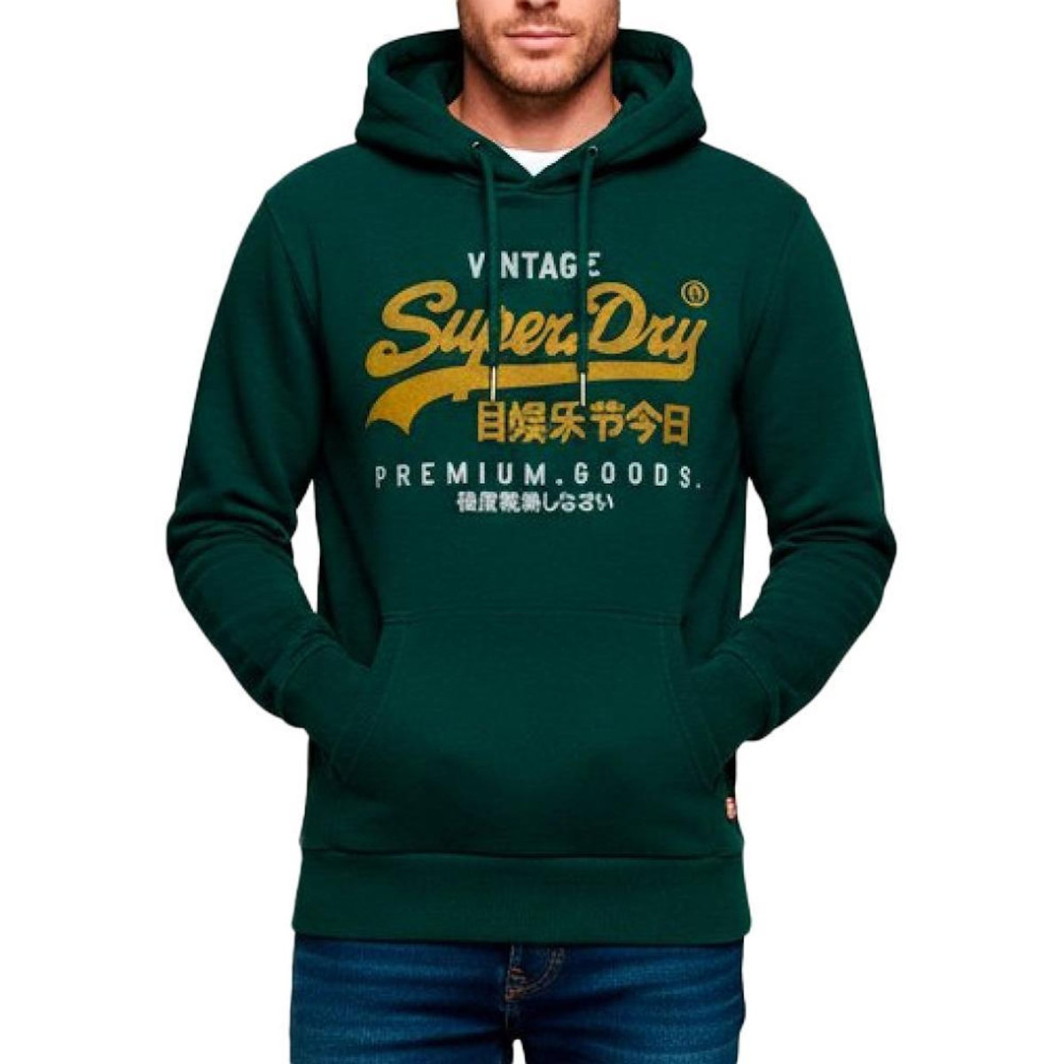 SUPERDRY Sweat à Capuche  Foncé Homme Superdry Duo Classic