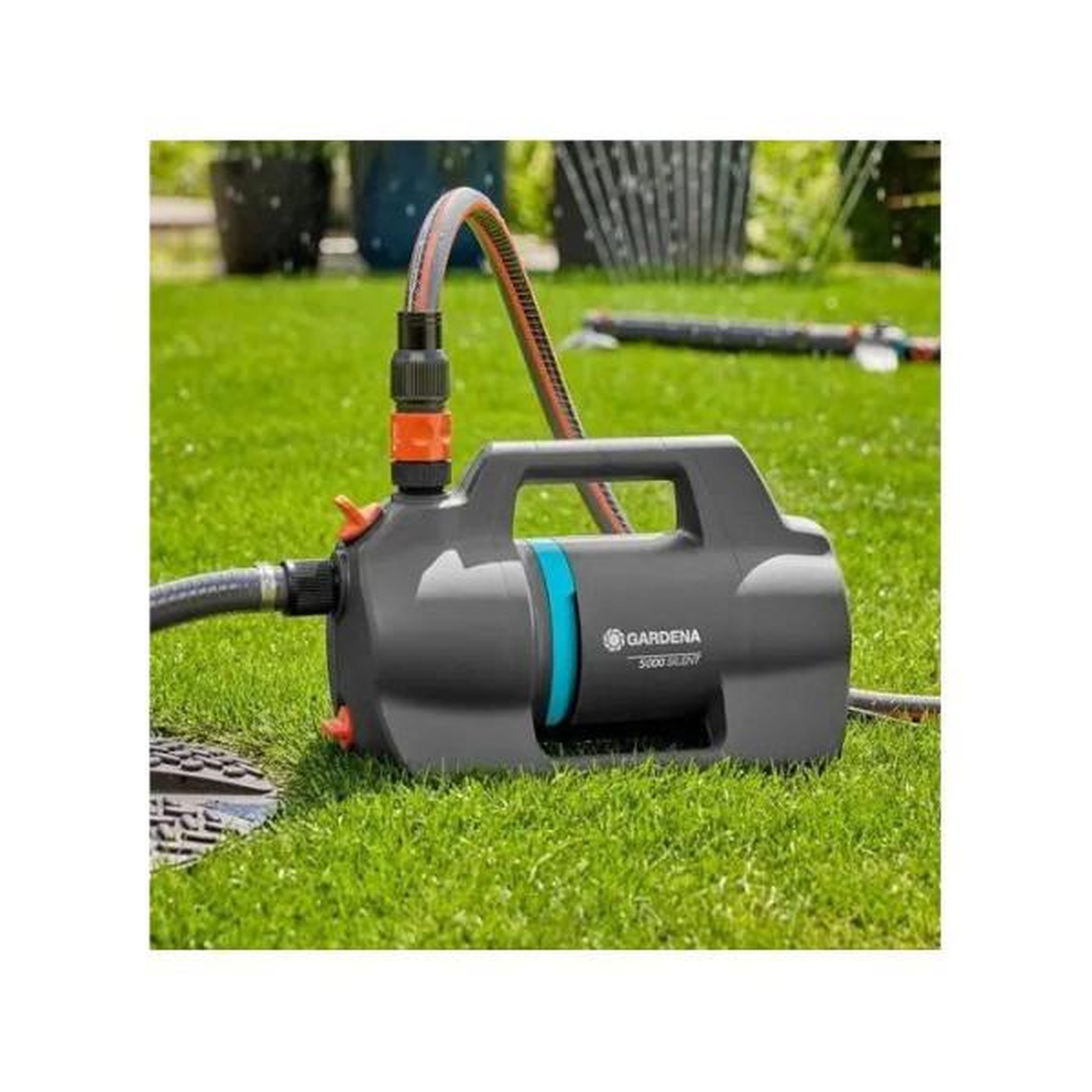 Voir la diapositive 4 : Gardena Kit pompe d'arrosage surface - gardena - 5000 silent - avec équipement d'aspiration - silencieuse - haute performance