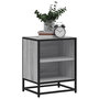 Voir la diapositive 4 : VIDAXL Table de chevet sonoma gris 40x31x50 cm bois d'ingenierie metal