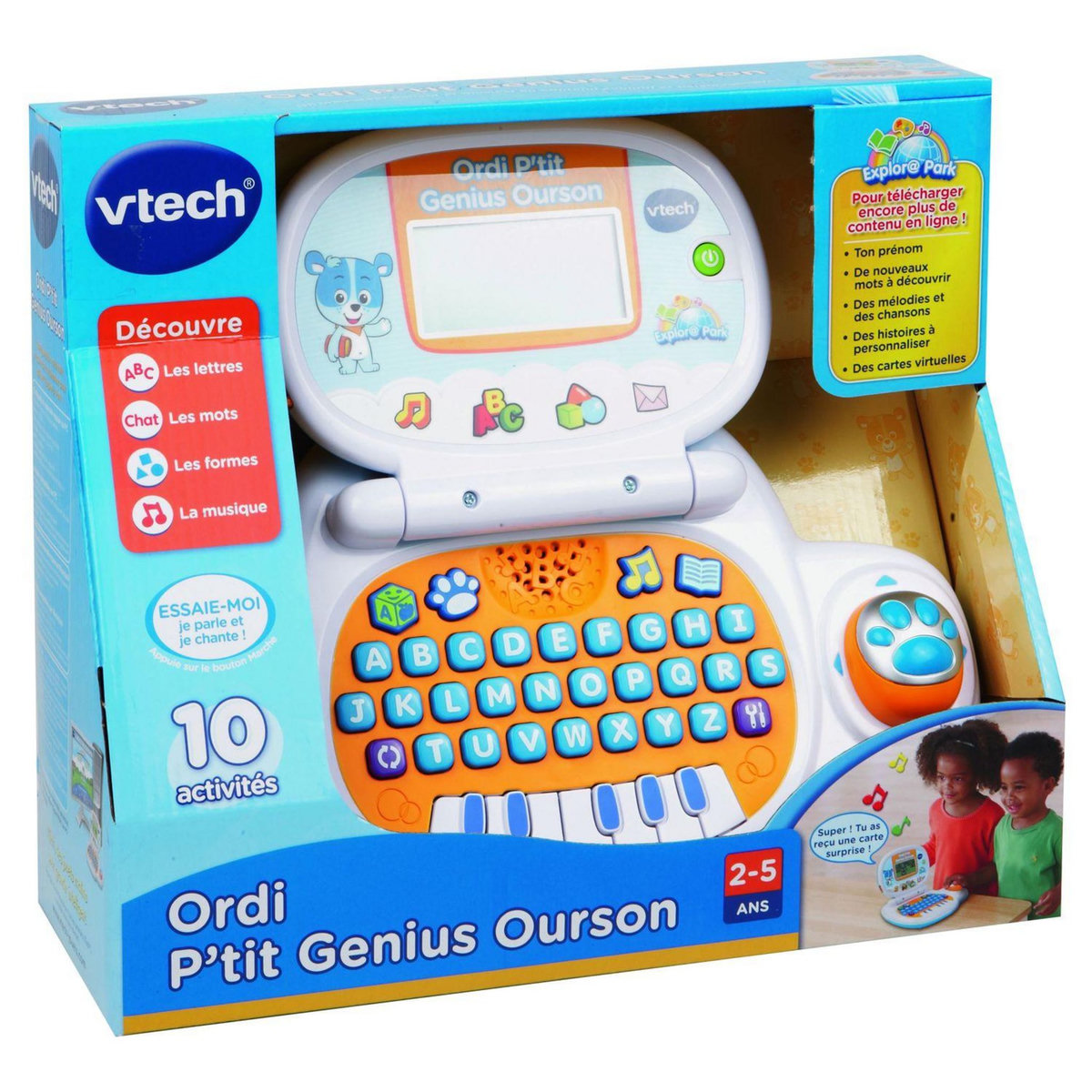 VTECH Ordi P'tit Genius ourson bleu