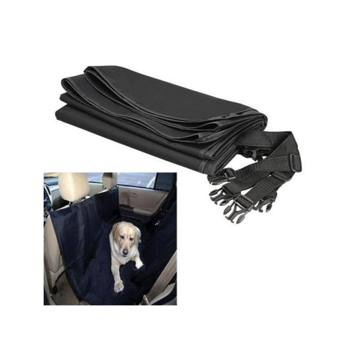 Couverture de protection pour voiture chien chat noir pas cher