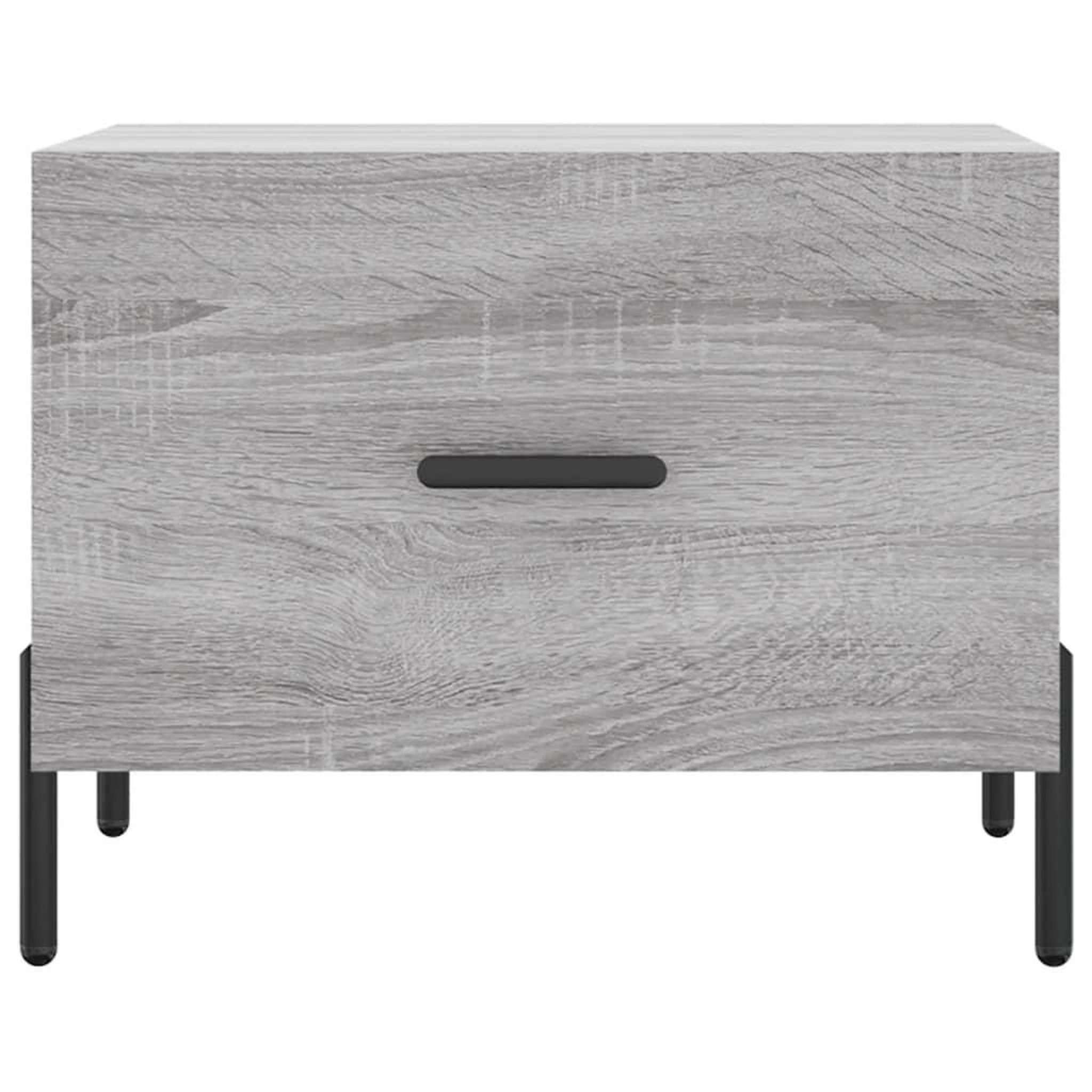 Voir la diapositive 5 : VIDAXL Table basse Sonoma gris 50x50x40 cm Bois d'ingenierie