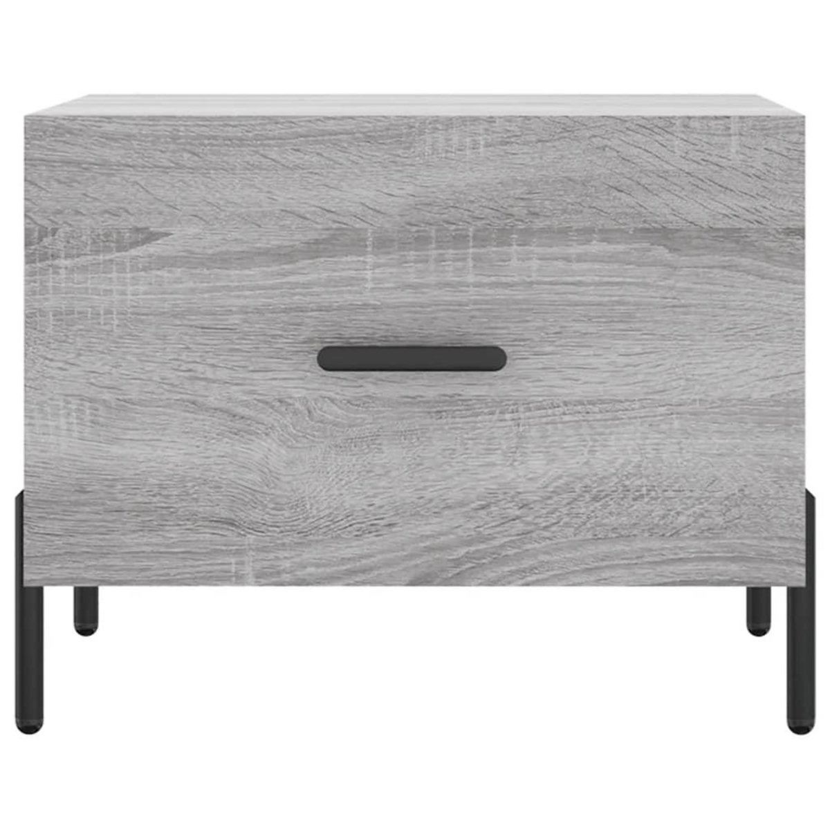 VIDAXL Table basse Sonoma gris 50x50x40 cm Bois d'ingenierie