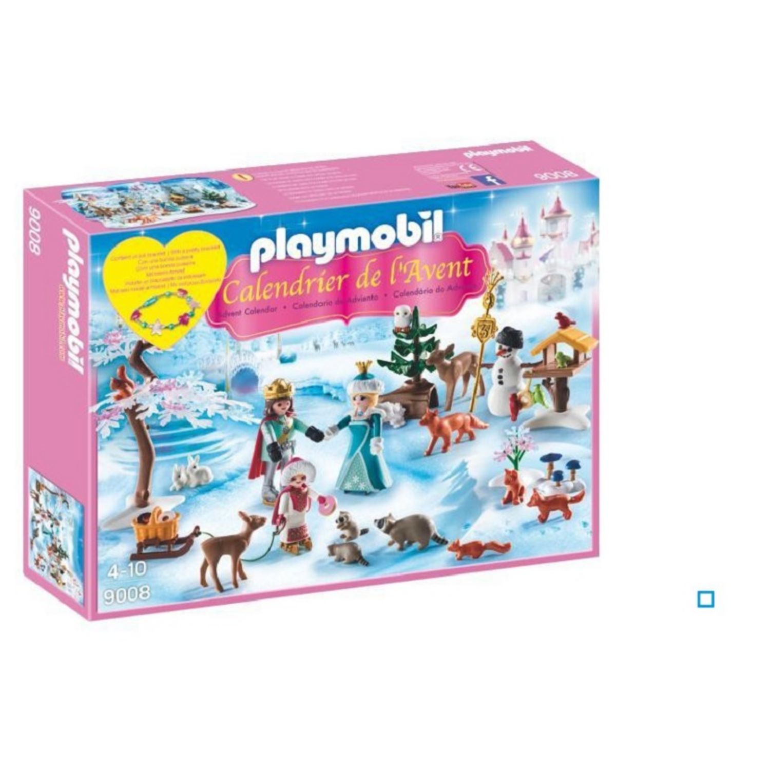 Comptoir Marron Acajou Playmobil - Meuble Pour La Maison Du Père Noël (calendrier 3978) - Occasion, En Plastique