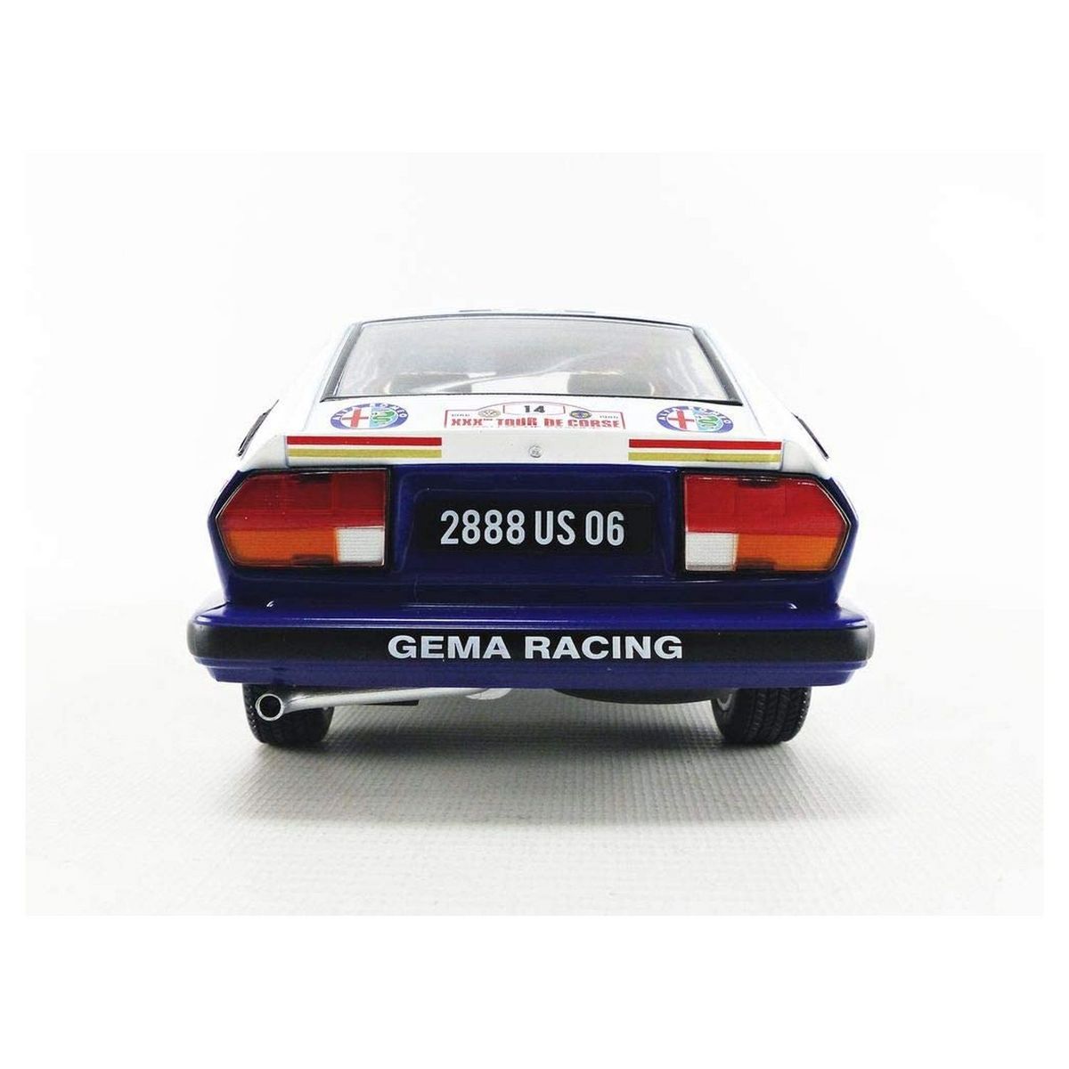 SOLIDO Voiture miniature Alfa Roméo GTV6 Tour de Corse 1986 - 1/18e
