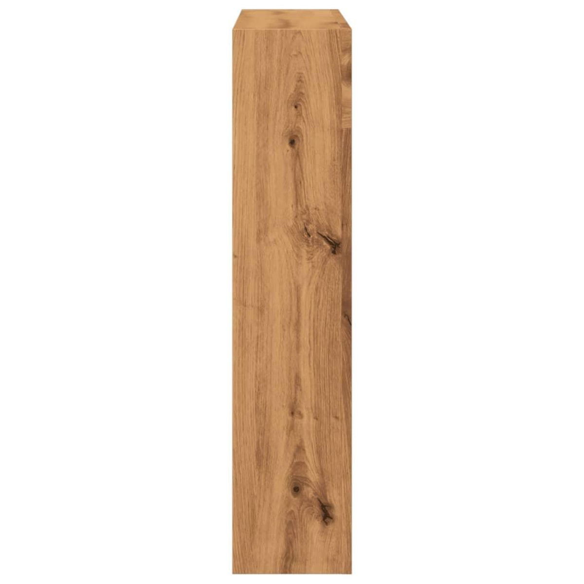 VIDAXL Cadre de cheminee chene artisanal 81x18x82 cm bois ingenierie