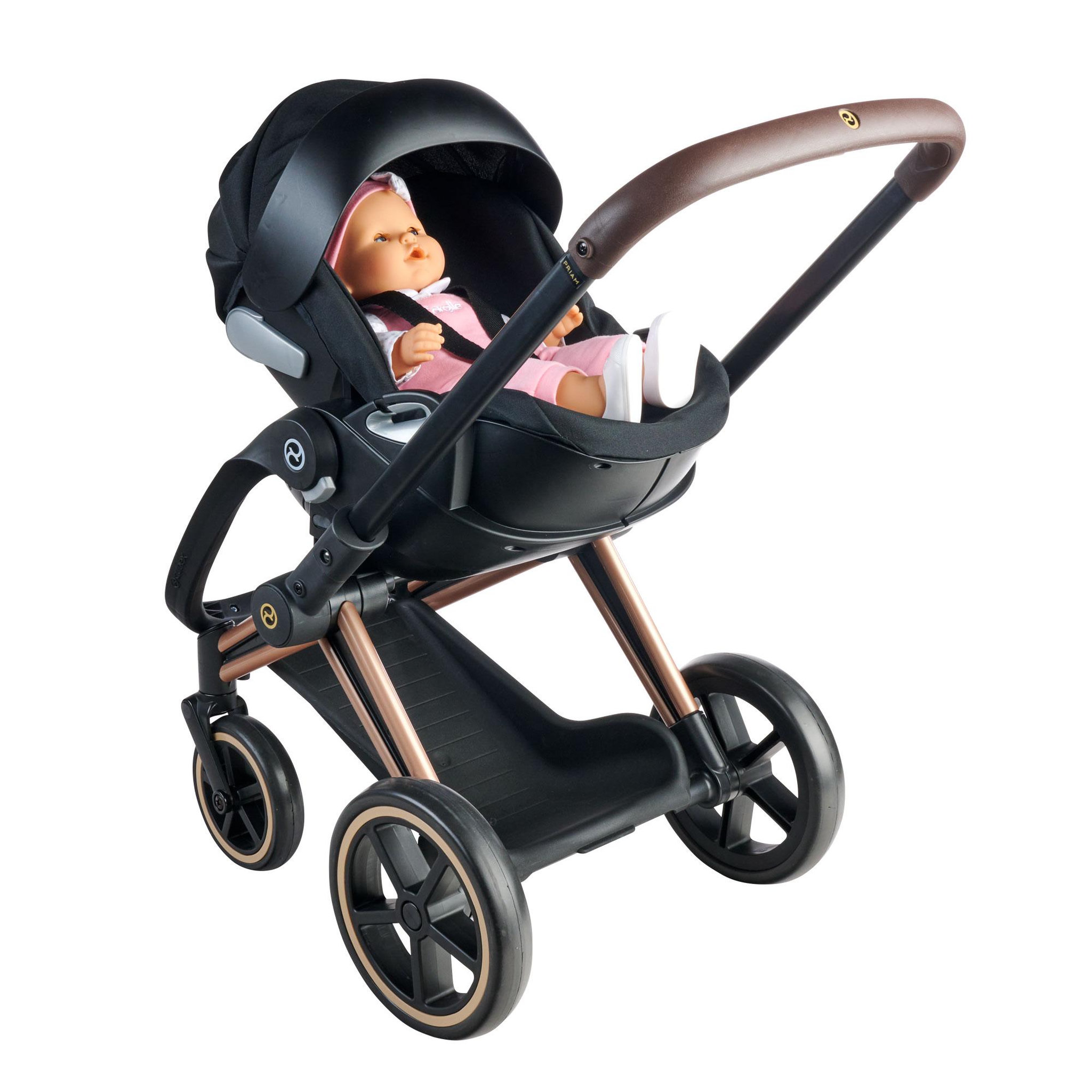 Voir la diapositive 5 : Corolle Porte-Poupon Cybex 2 en 1 noir pour poupon 36 et 42 cm